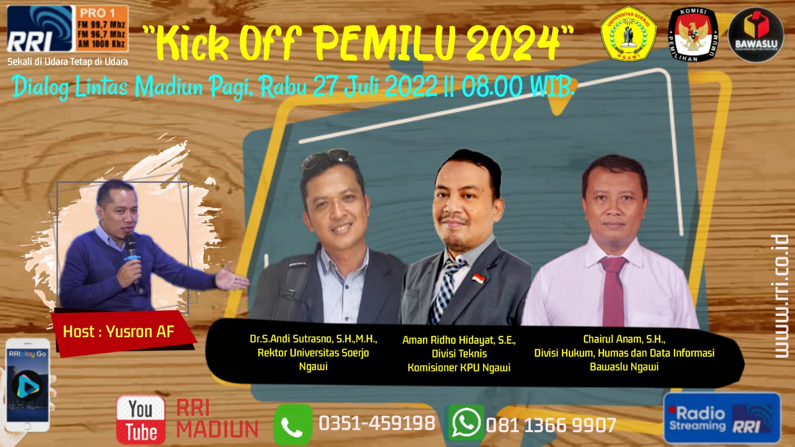 Dialog Lintas Madiun Tentang PEMILU 2024